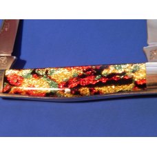 WOW - 2007 Bulldog Brand Hand Made Stockman with FANTASTIC Christmas Tree Handles - NOS / NM - WOW WOW - 2007 Bulldog Brand Hand Made Stockman with FANTASTIC Christmas Tree Handles - NOS / NM - WOW