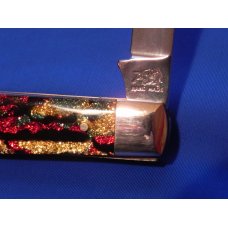 WOW - 2007 Bulldog Brand Hand Made Stockman with FANTASTIC Christmas Tree Handles - NOS / NM - WOW WOW - 2007 Bulldog Brand Hand Made Stockman with FANTASTIC Christmas Tree Handles - NOS / NM - WOW