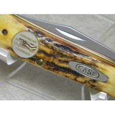 Case XX USA 4 Dot (1996) Genuine Stag 5249 SS "American Trucker" Copperhead Knife - PROTO Case XX USA 4 Dot (1996) Genuine Stag 5249 SS "American Trucker" Copperhead Knife - PROTO
