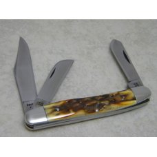 Case XX Stainless USA 4 Dot (1976) Stag 5347 HP SSP Razor Edge Stockman Knife Case XX Stainless USA 4 Dot (1976) Stag 5347 HP SSP Razor Edge Stockman Knife
