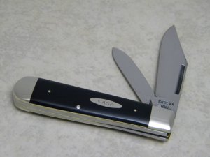 Case XX USA 6 Dot (1974) Slick Black 2231 1/2 SAB Large Jack Knife