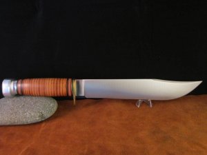 NIB Marbles Trailmaker leather/Aluminum handle, leather sheath -SOLD