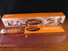 NIB Marbles Trailmaker leather/Aluminum handle, leather sheath -SOLD NIB Marbles Trailmaker leather/Aluminum handle, leather sheath -SOLD