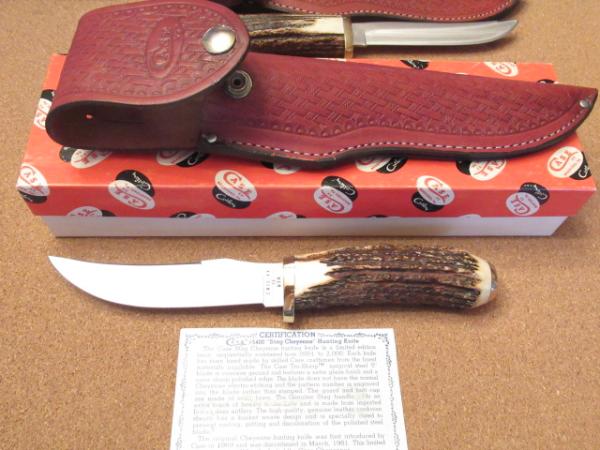 Case XX Fixed Blade Knife Pattern # 5400 Stag Handle Cheyenne Limited Edition Case XX Fixed Blade Knife Pattern # 5400 Stag Handle Cheyenne Limited Edition