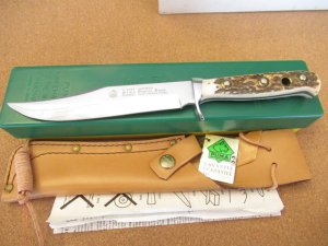 Puma Original Bowie  Stag Handle Model 11 6396  Fixed Blade