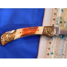 Parker (Japan) IMAI K-74 Lockback Pocket Knife w/ a Duck Blade Etching - NOS Parker (Japan) IMAI K-74 Lockback Pocket Knife w/ a Duck Blade Etching - NOS