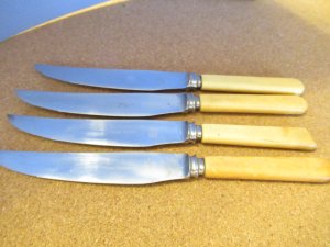 10  Civil War Era Steak & Butter Knives 