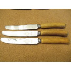 10 Civil War Era Steak & Butter Knives 10 Civil War Era Steak & Butter Knives