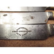 10 Civil War Era Steak & Butter Knives 10 Civil War Era Steak & Butter Knives