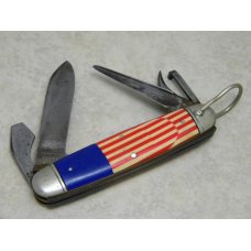 Remington UMC R3335 Red White & Blue Flag Scout Utility Knife c.1921-1924