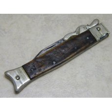 Vintage J.A. Henckels Genuine Stag Swing Guard Picklock Knife - Very Rare Henckels Pattern Vintage J.A. Henckels Genuine Stag Swing Guard Picklock Knife - Very Rare Henckels Pattern