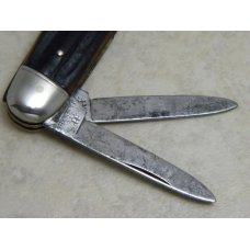 Vintage J.A. Henckels Germany Genuine Stag Split Backspring Whittler Knife - All Blades Stamped Vintage J.A. Henckels Germany Genuine Stag Split Backspring Whittler Knife - All Blades Stamped