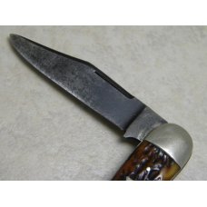 Vintage E.C. Simmons Keen Kutter St. Louis MO Beautiful Bone Punch Blade 3 Backspring Whittler Knife