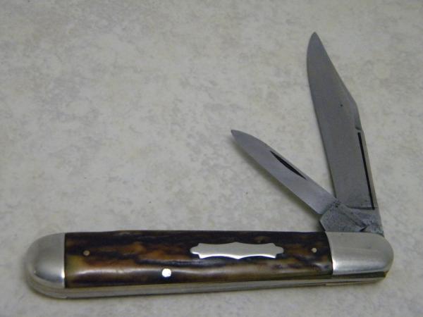 Vintage E.C. Simmons Keen Kutter St. Louis MO Genuine Stag Large Jack Knife Vintage E.C. Simmons Keen Kutter St. Louis MO Genuine Stag Large Jack Knife
