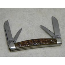 Vintage H. Boker & Co.'s Improved Cutlery Bone 4 Tree Medium Congress Knife c.1869-1914 Vintage H. Boker & Co.'s Improved Cutlery Bone 4 Tree Medium Congress Knife c.1869-1914