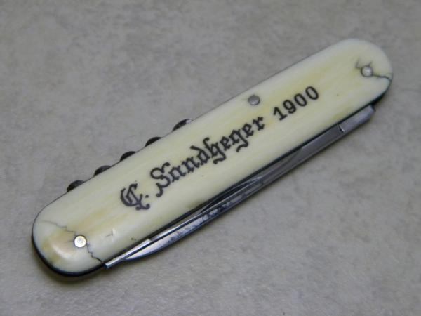 Vintage J.A. Henckels Solingen Germany Genuine Ivory Corkscrew Knife Vintage J.A. Henckels Solingen Germany Genuine Ivory Corkscrew Knife
