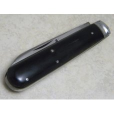 Vulcan T Ellin & Co. Sheffield Genuine Black Horn Large Single Blade Jack Knife c.1846-1944 Vulcan T Ellin & Co. Sheffield Genuine Black Horn Large Single Blade Jack Knife c.1846-1944