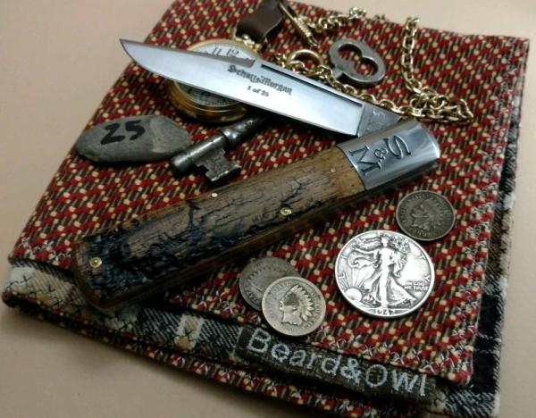 Schatt & Morgan Cutlery - #95 - Grand Daddy Barlow - NEW Lightning Wood -25 - JSR ONLY EXCLUSIVE ! Schatt & Morgan Cutlery - #95 - Grand Daddy Barlow - NEW Lightning Wood -25 - JSR ONLY EXCLUSIVE !