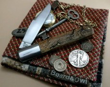 Schatt & Morgan Cutlery - #95 - Grand Daddy Barlow - NEW Lightning Wood -25 - JSR ONLY EXCLUSIVE ! Schatt & Morgan Cutlery - #95 - Grand Daddy Barlow - NEW Lightning Wood -25 - JSR ONLY EXCLUSIVE !