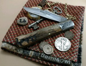 Schatt & Morgan Cutlery - #95 - Grand Daddy Barlow  - NEW Lightning Wood -26 - JSR ONLY EXCLUSIVE !