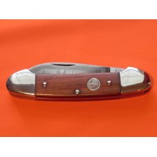 Vintage Boker Canoe Pocket Knife MDL# 200 w Nice Wood Handles & Blade Frost & Etching Vintage Boker Canoe Pocket Knife MDL# 200 w Nice Wood Handles & Blade Frost & Etching