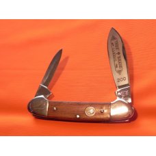 Vintage Boker Canoe Pocket Knife MDL# 200 w Nice Wood Handles & Blade Frost & Etching Vintage Boker Canoe Pocket Knife MDL# 200 w Nice Wood Handles & Blade Frost & Etching