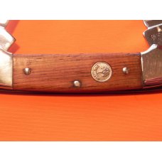 Vintage Boker Canoe Pocket Knife MDL# 200 w Nice Wood Handles & Blade Frost & Etching Vintage Boker Canoe Pocket Knife MDL# 200 w Nice Wood Handles & Blade Frost & Etching