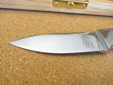 Queen Cutlery Joe Kious Hunter Stag # 7  Fixed Blade