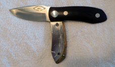 Barry Wood MK1 Rotating Folder Knife  With Original Papers and Tube Never Used