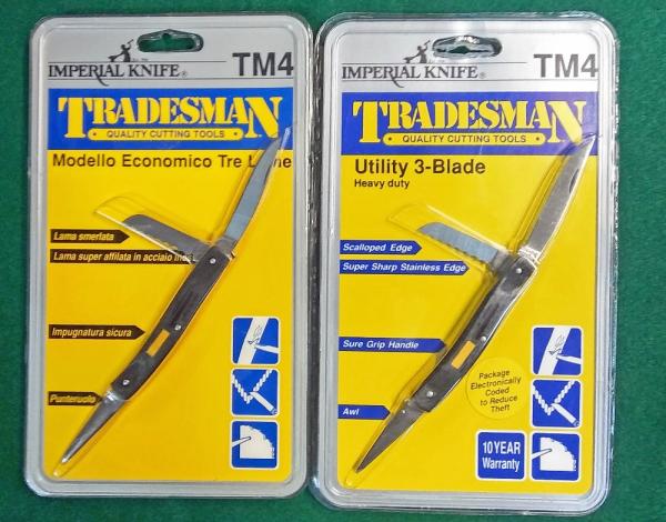 Imperial Knife Tradesman #TM4 Utility 3-Blade Imperial Knife Tradesman #TM4 Utility 3-Blade