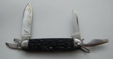 Boker Unofficial Scout With Black Jigged Synthetic Covers 3 5/8" Long (151) Boker Unofficial Scout With Black Jigged Synthetic Covers 3 5/8" Long (151)