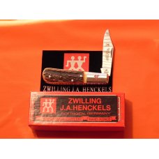 Zwilling J A Henckels 2 Blade "Hand Forged" Barlow (HK-14-S) with Premium Stag Handles & Orig Box Zwilling J A Henckels 2 Blade "Hand Forged" Barlow (HK-14-S) with Premium Stag Handles & Orig Box