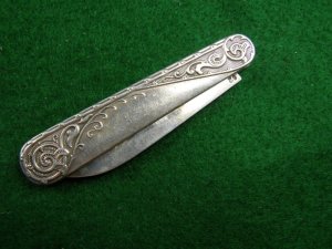 Old Marked Sterling Fruit Knife