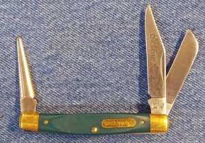 Schrade 36OT Saddleman -Special Edition Greenwing