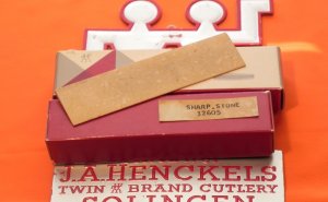 Vintage J A Henckels Sharpening Stone - Gently Used - Nice one!