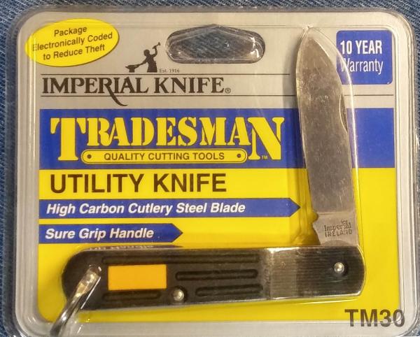 Imperial Tradesman TM 30 Utility Knife-Barlow Type Imperial Tradesman TM 30 Utility Knife-Barlow Type