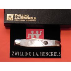 Vintage Zwilling J A Henckels 3 Blade Whitter Pocket Knife w/ Fiery Mother of Pearl Handles -NOS Vintage Zwilling J A Henckels 3 Blade Whitter Pocket Knife w/ Fiery Mother of Pearl Handles -NOS
