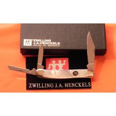 Vintage Zwilling J A Henckels 3 Blade Whitter Pocket Knife w/ Fiery Mother of Pearl Handles -NOS Vintage Zwilling J A Henckels 3 Blade Whitter Pocket Knife w/ Fiery Mother of Pearl Handles -NOS