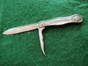 Old Fruit Knife-Sterling