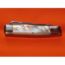 Vint Bull Dog Brand Gunstock Pocket Knife w Flawless Fiery Multi-Color Handles +Blade Etch Vint Bull Dog Brand Gunstock Pocket Knife w Flawless Fiery Multi-Color Handles +Blade Etch