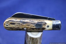 Queen City Cutlery #69 Sambar Stag Barlow. 1 of 15 Issued. #627 Queen City Cutlery #69 Sambar Stag Barlow. 1 of 15 Issued. #627