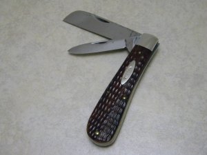 Vintage Case XX 1940-64 6217 Bone Loomfixer Folding Knife