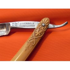 Antique J A Henckels (Graef & Schmidt, Henckels USA Agent) MDL#69 Straight Razor -Ornate Handles Antique J A Henckels (Graef & Schmidt, Henckels USA Agent) MDL#69 Straight Razor -Ornate Handles