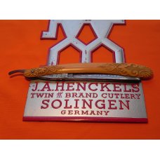 Antique J A Henckels (Graef & Schmidt, Henckels USA Agent) MDL#69 Straight Razor -Ornate Handles Antique J A Henckels (Graef & Schmidt, Henckels USA Agent) MDL#69 Straight Razor -Ornate Handles