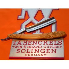 Antique J A Henckels (Graef & Schmidt, Henckels USA Agent) MDL#69 Straight Razor -Ornate Handles Antique J A Henckels (Graef & Schmidt, Henckels USA Agent) MDL#69 Straight Razor -Ornate Handles