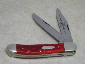 John Primble Louisville KY Made in USA Authorized Reproduction Red Bone Copperhead Knife