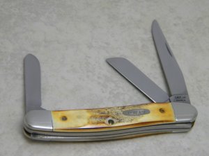 Case XX Bradford PA USA 1990 Genuine Stag 5318 HP SSP Stockman Knife