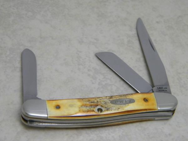 Case XX Bradford PA USA 1990 Genuine Stag 5318 HP SSP Stockman Knife