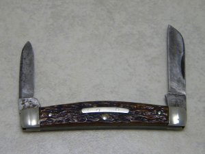 Cattaraugus Cutlery Co. Little Valley NY Bone Model 22059 Small Congress Knife c.1886-1963