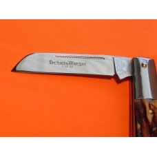 2014 Schatt & Morgan (Queen) Barlow PocketKnife w/ Gnarly Genuine Deer Stag Horn Handles - 1 of 40 2014 Schatt & Morgan (Queen) Barlow PocketKnife w/ Gnarly Genuine Deer Stag Horn Handles - 1 of 40